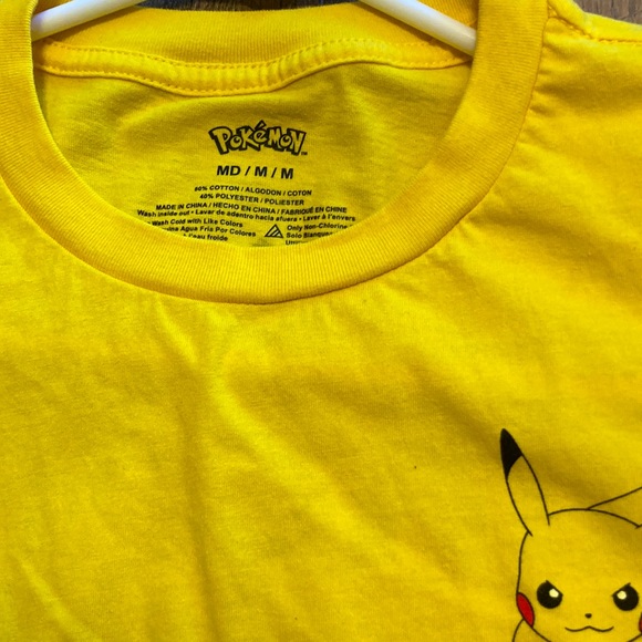 Pokémon Adult M T-shirt, yellow - Picture 6 of 6